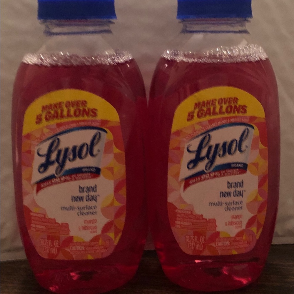 2 Bottles Lysol refills 10.75 oz Mango